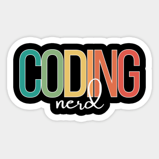 Coding Nerd Sticker